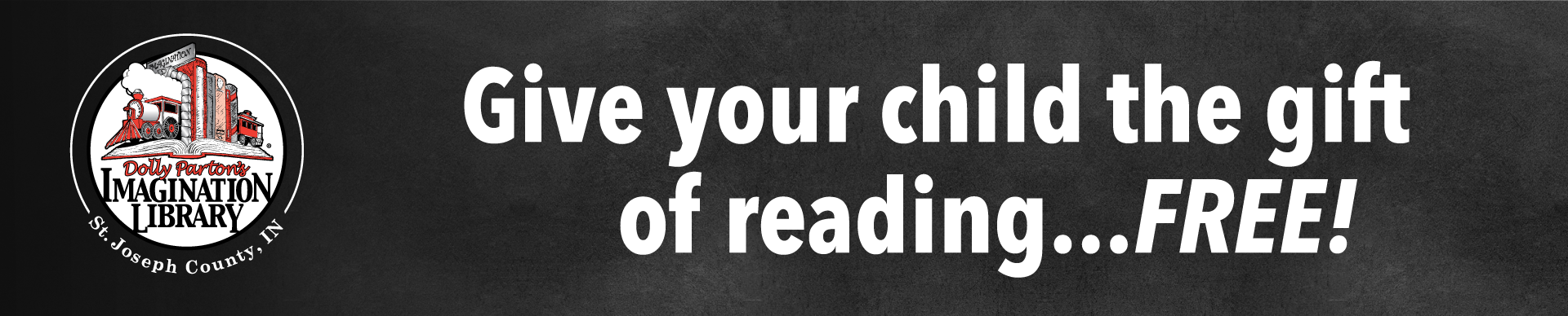 Give your child the gift of reading.