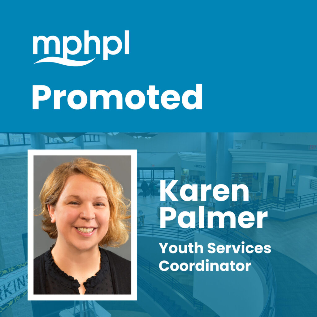 Promoted Karen Palmer Youth Services Coordinator 