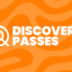Magnifying glass and Image text, ’DISCOVERY PASSES’