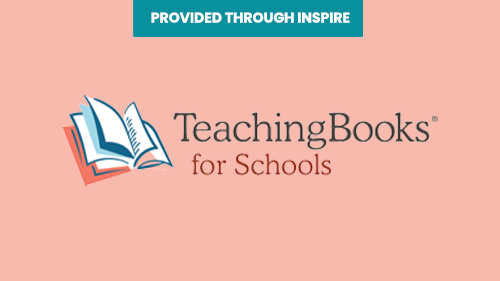 Thumbnail_Teaching-Books-for-Schools Image Text, PROVIDED THROUGH INSPIRE. Teaching Books for Schools.